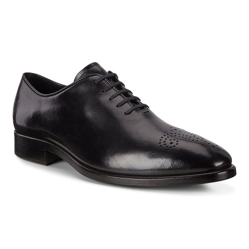 Zapatos Con Cordones Ecco Vitrus Mondial Para Hombre,Negras,738190-LPY